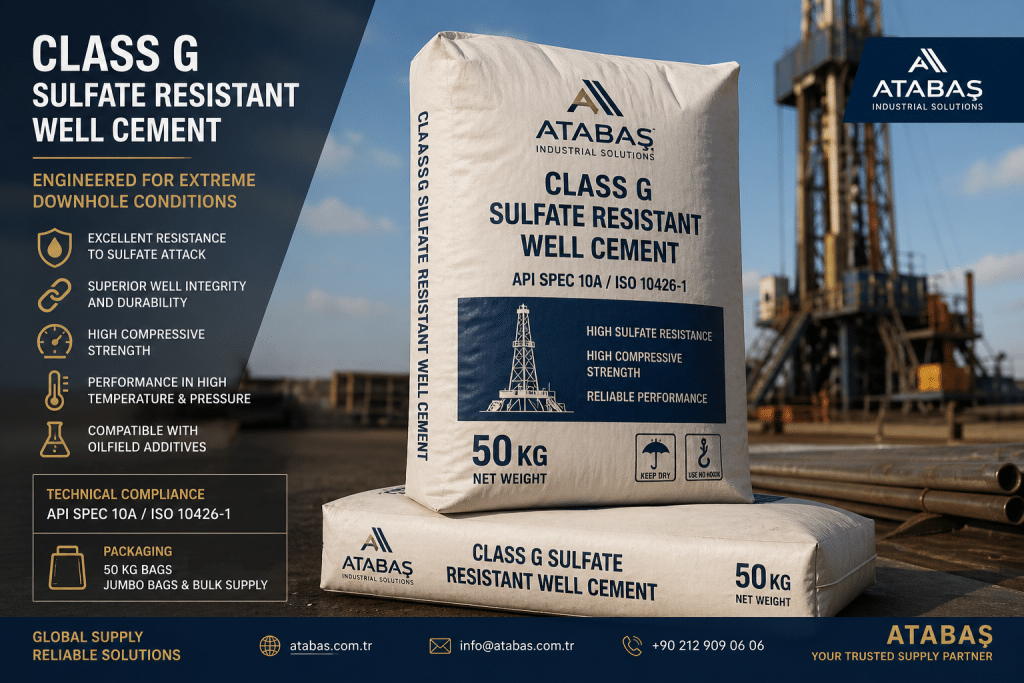 Sulfate Resistant Well Cement Class G in Oil and Gas Operations